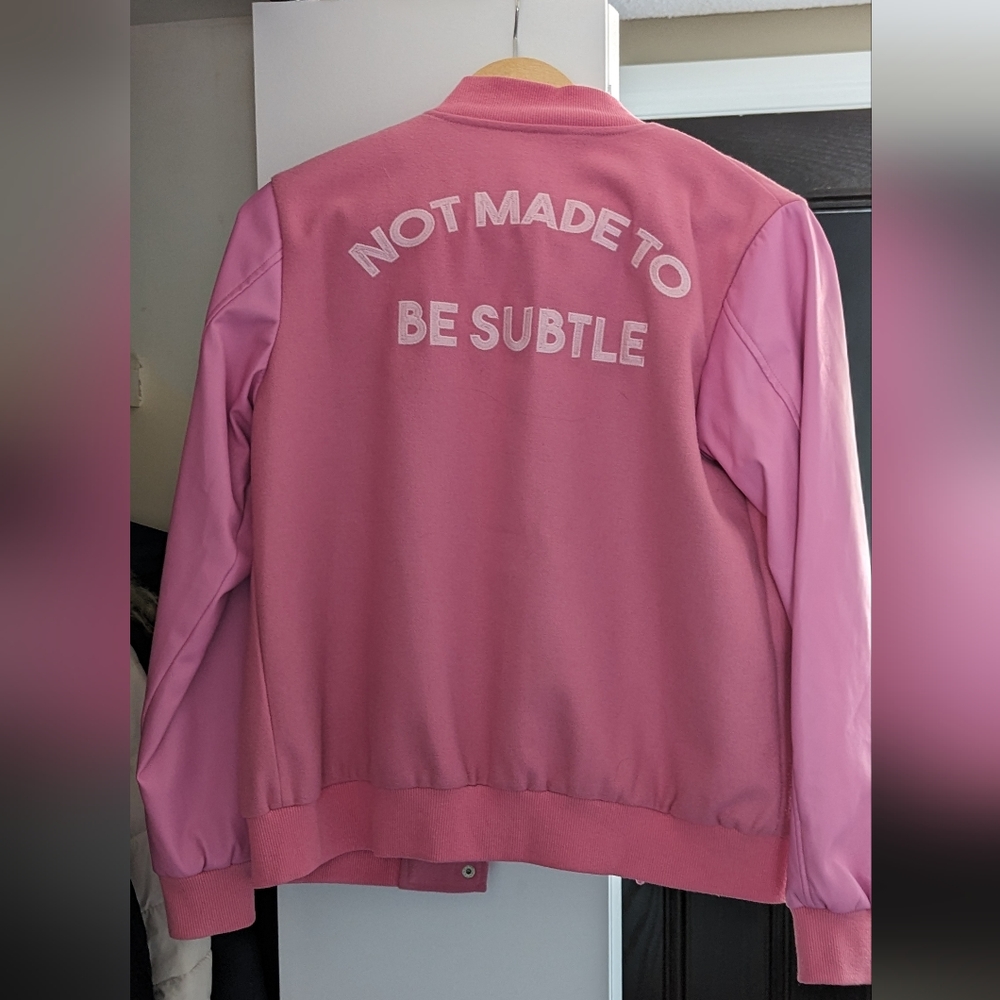 LIMITED-EDITION Birds Papaya x Hilary MacMillan Varsity Jacket